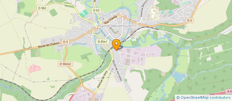 localisation de l'entreprise SCI PH2  SAINTE-MENEHOULD