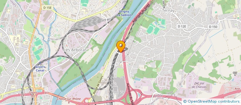 localisation de l'entreprise SCI PH3  TERNAY