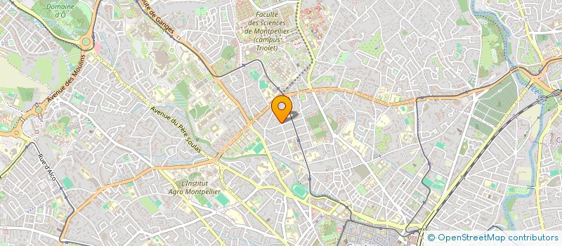 localisation de l'entreprise SCI PH4-BETA à MONTPELLIER