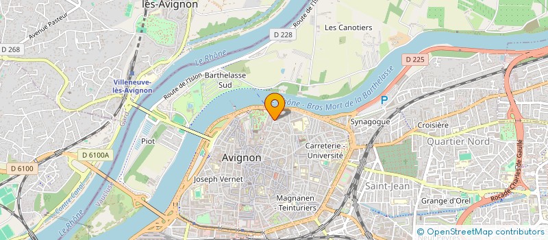 localisation de l'entreprise SCI PHAC  AVIGNON