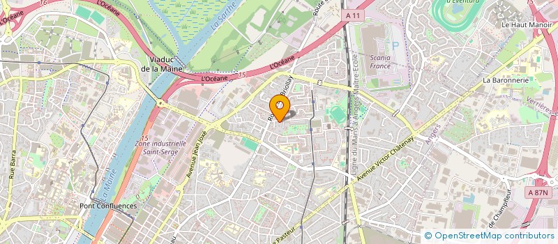 localisation de l'entreprise SCI PHACKARINE à ANGERS