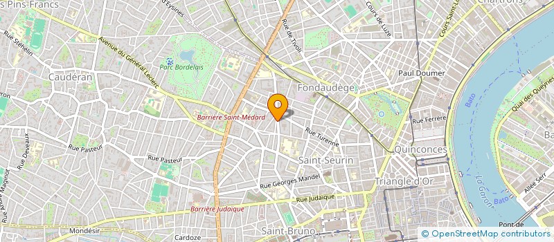 localisation de l'entreprise SCI PHAD & CIE  BORDEAUX