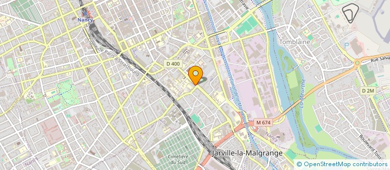 localisation de l'entreprise SCI  PHAJ  NANCY