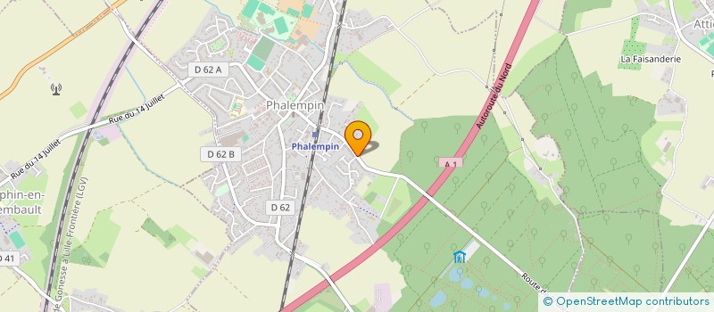 localisation de l'entreprise SCI PHALEMPIMMO  PHALEMPIN