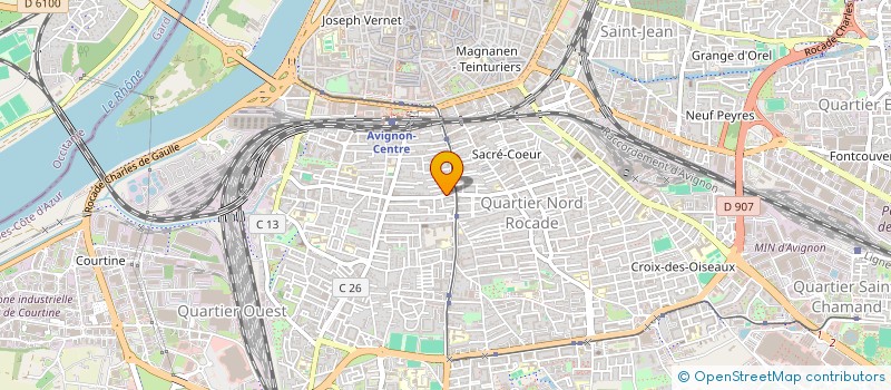 localisation de l'entreprise SCI PHALIEJE  AVIGNON