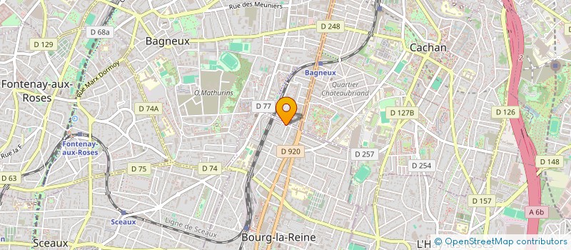 localisation de l'entreprise SCI PHAM à BOURG-LA-REINE