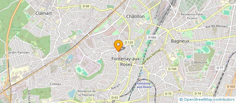 localisation de l'entreprise SCI PHAM à FONTENAY-AUX-ROSES