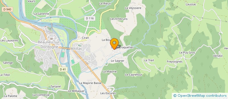 localisation de l'entreprise SCI PHAM  LIOURDRES