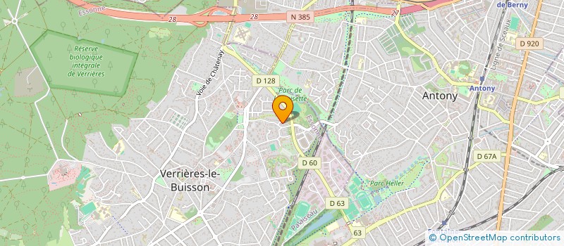 localisation de l'entreprise SCI PHAM IMMO 4 à VERRIERES-LE-BUISSON