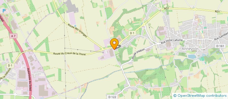 localisation de l'entreprise SCI PHAMI  ANNEYRON