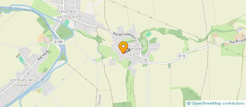 localisation de l'entreprise SCI PHAMIEL  LESDAIN