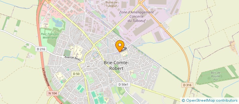 localisation de l'entreprise SCI PHAMILY  BRIE-COMTE-ROBERT