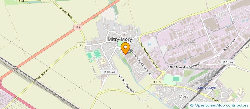 localisation de l'entreprise SCI PHAN   TRAN  MITRY-MORY