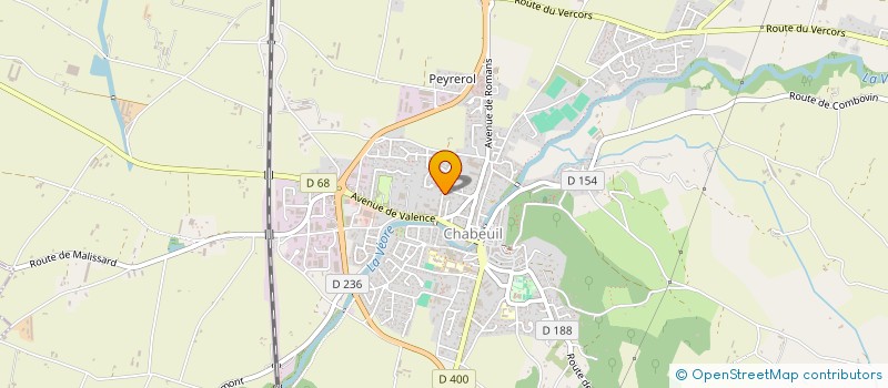 localisation de l'entreprise SCI PHANINVEST à CHABEUIL