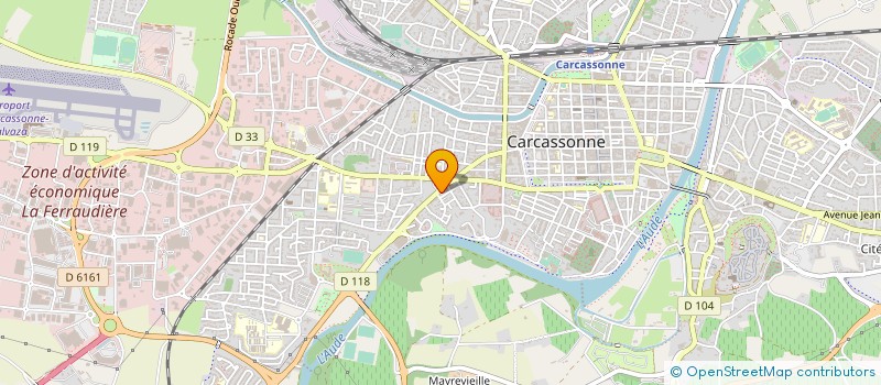 localisation de l'entreprise SCI PHAR à CARCASSONNE