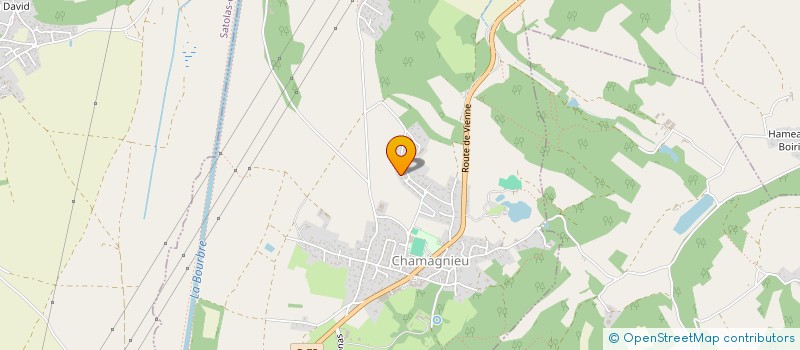 localisation de l'entreprise SCI PHAR  CHAMAGNIEU