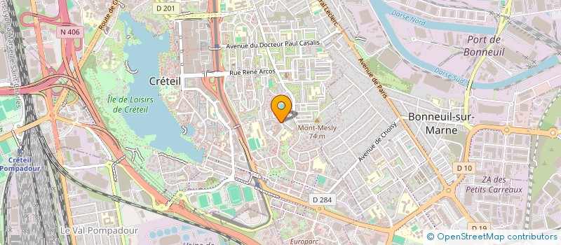 localisation de l'entreprise SCI PHARAON à CRETEIL