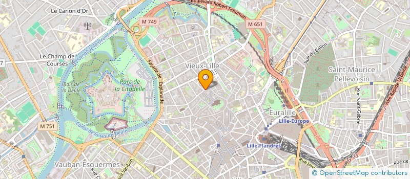localisation de l'entreprise SCI PHARAON DE WINTER à LILLE