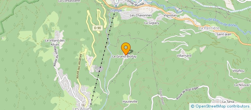 localisation de l'entreprise SCI PHARAON FAMILY à LES ALLUES