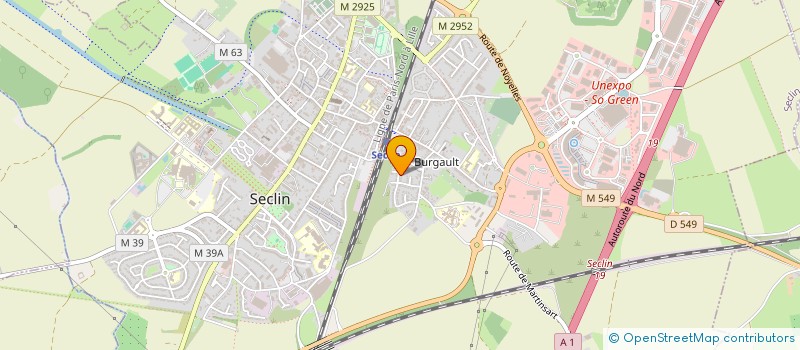 localisation de l'entreprise SCI PHARE NORD  SECLIN