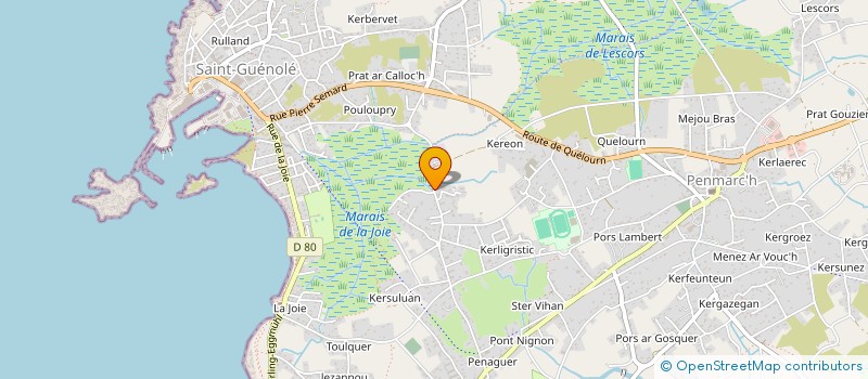localisation de l'entreprise SCI PHARE OUEST  PENMARCH