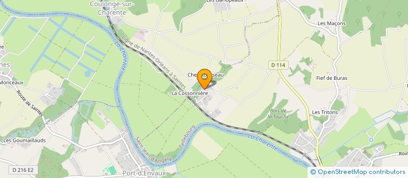 localisation de l'entreprise SCI PHARE OUEST OLERON  TAILLEBOURG