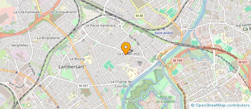 localisation de l'entreprise SCI PHARGO à LAMBERSART