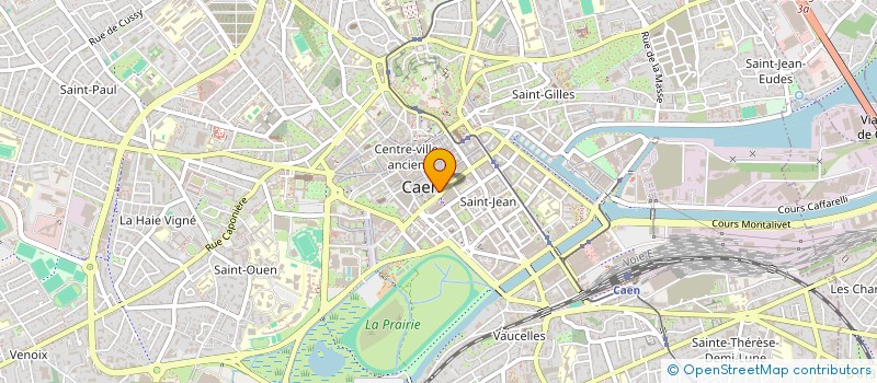 localisation de l'entreprise SCI PHARM  CAEN