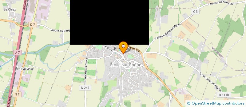 localisation de l'entreprise SCI PHARM'ETOILE  ETOILE-SUR-RHONE