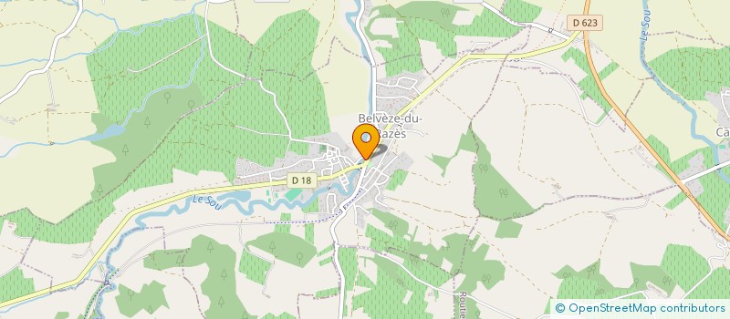 localisation de l'entreprise SCI PHARM RAZES  BELVEZE-DU-RAZES