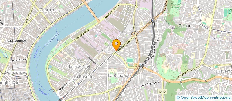 localisation de l'entreprise SCI PHARMA  BORDEAUX