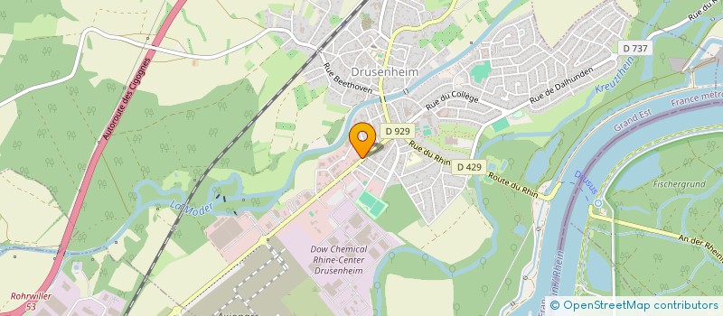 localisation de l'entreprise SCI PHARMA  DRUSENHEIM