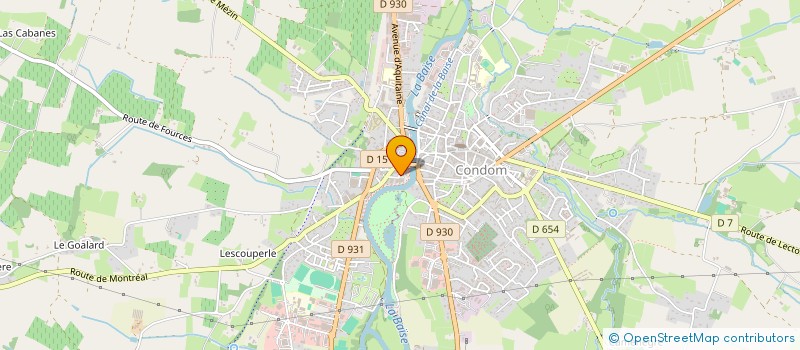 localisation de l'entreprise SCI PHARMA C.V.  CASSAIGNE