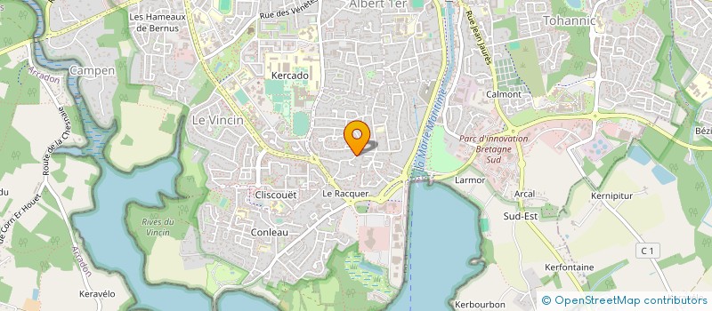 localisation de l'entreprise SCI PHARMA CG à VANNES
