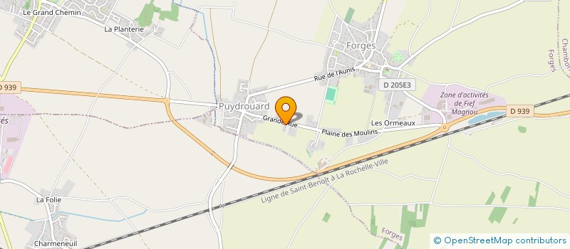 localisation de l'entreprise SCI PHARMA HABITATION  CIRE-D'AUNIS