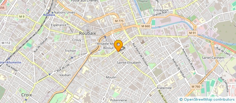 localisation de l'entreprise SCI PHARMA LANNOY  ROUBAIX