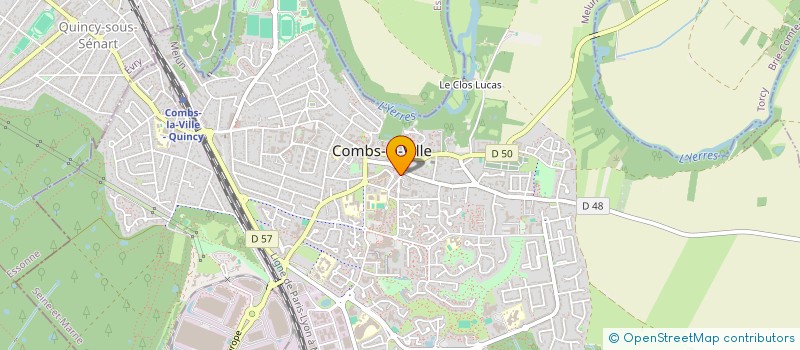 localisation de l'entreprise SCI PHARMA VP COMBS  COMBS-LA-VILLE