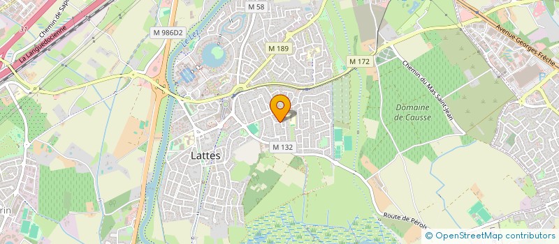 localisation de l'entreprise SCI PHARMACARTHAGE à LATTES