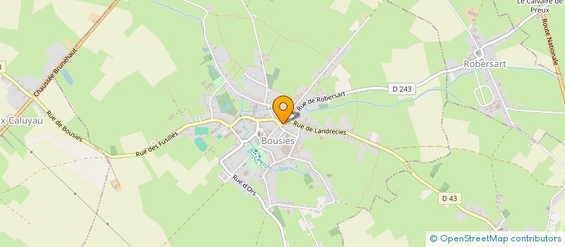 localisation de l'entreprise SCI PHARMACAT  BOUSIES