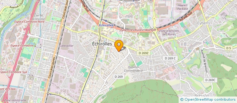 localisation de l'entreprise SCI PHARMACEDRES à ECHIROLLES