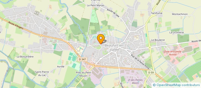 localisation de l'entreprise SCI PHARMACIE DE BRISSAC à BRISSAC LOIRE AUBANCE