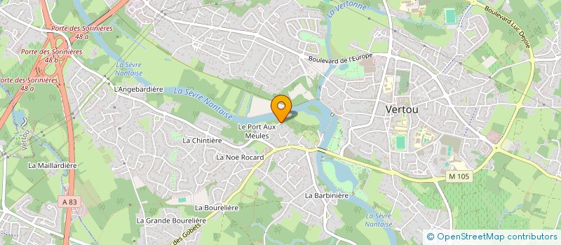 localisation de l'entreprise SCI PHARMACIE DE MOUILLERON  VERTOU