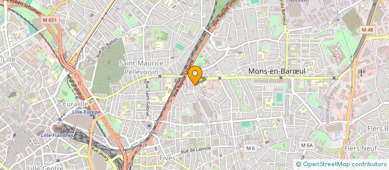 localisation de l'entreprise SCI PHARMACIE DES DEUX TOURS  MONS-EN-BARUL