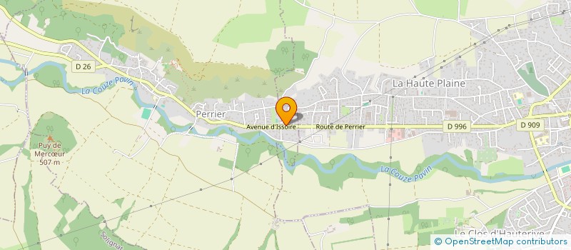 localisation de l'entreprise SCI PHARMACIE DES ROUGERES  LE CREST