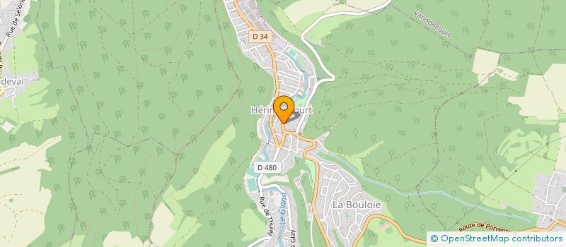 localisation de l'entreprise SCI PHARMACIE MSM  HERIMONCOURT