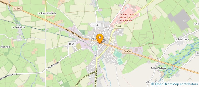 localisation de l'entreprise SCI PHARMACIE SONNET  PERIERS