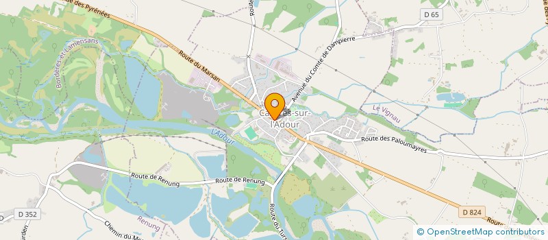 localisation de l'entreprise SCI PHARMADOUR  CAZERES-SUR-L'ADOUR