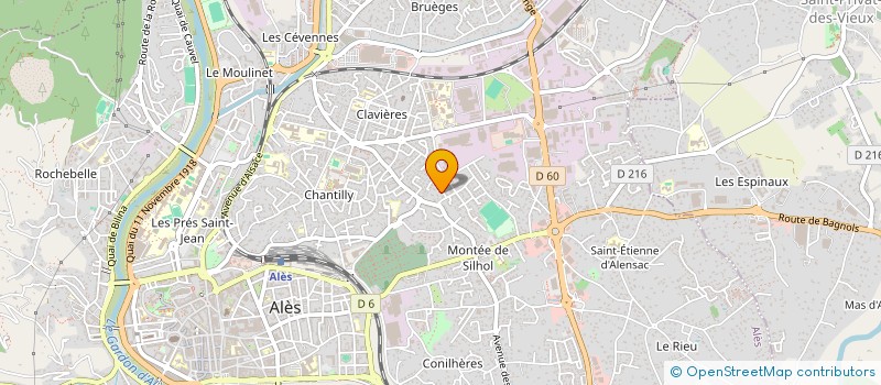 localisation de l'entreprise SCI PHARMAGES  MONS