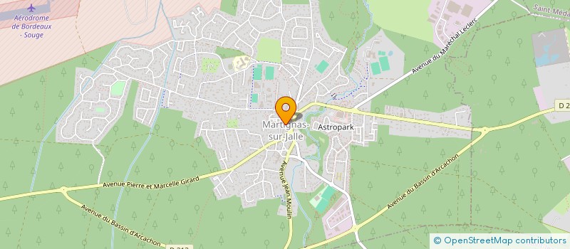 localisation de l'entreprise SCI PHARMAGRATIAS  MARTIGNAS-SUR-JALLE