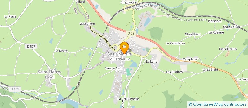 localisation de l'entreprise SCI PHARMAGRI  SAINT-MARTIN-D'ESTREAUX